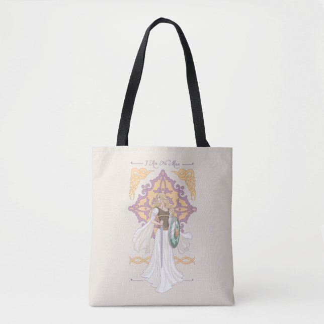 Éowyn "Ich bin kein Mann" Kampfbereit Grafik Tasche (Vorderseite)