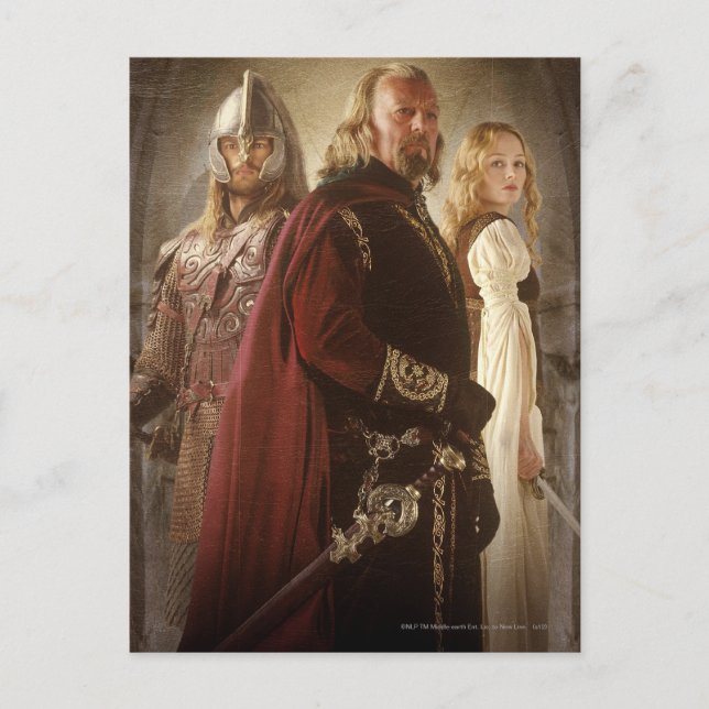 Eowyn und Theoden Postkarte (Vorderseite)