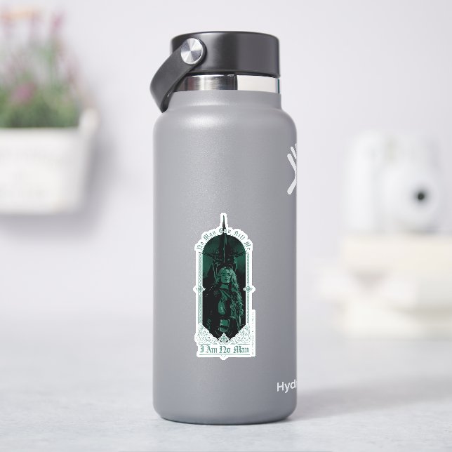 Éowyn Vs SAURON™ "I Am No Man" Rohan Graphic Aufkleber (HydroFlask)