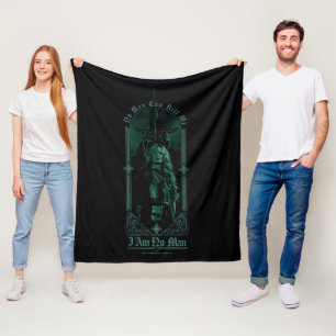 Éowyn Vs SAURON™ "Ich bin kein Mann" Rohan Grafik Fleecedecke