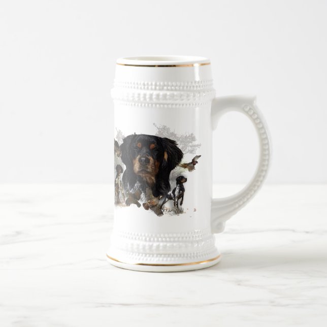 Epagneul Breton, Bretagne Spaniel Bierglas (Rechts)