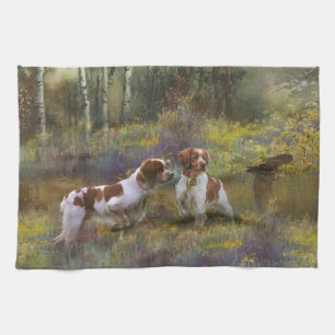 Epagneul Breton, Bretagne Spaniel Geschirrtuch