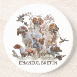 Epagneul Breton, Bretagne Spaniel Getränkeuntersetzer