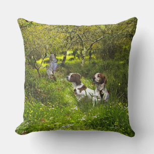 Epagneul Breton, Bretagne Spaniel Kissen