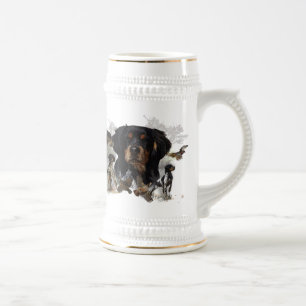 Epagneul Breton, Brittany Spaniel     Bierglas