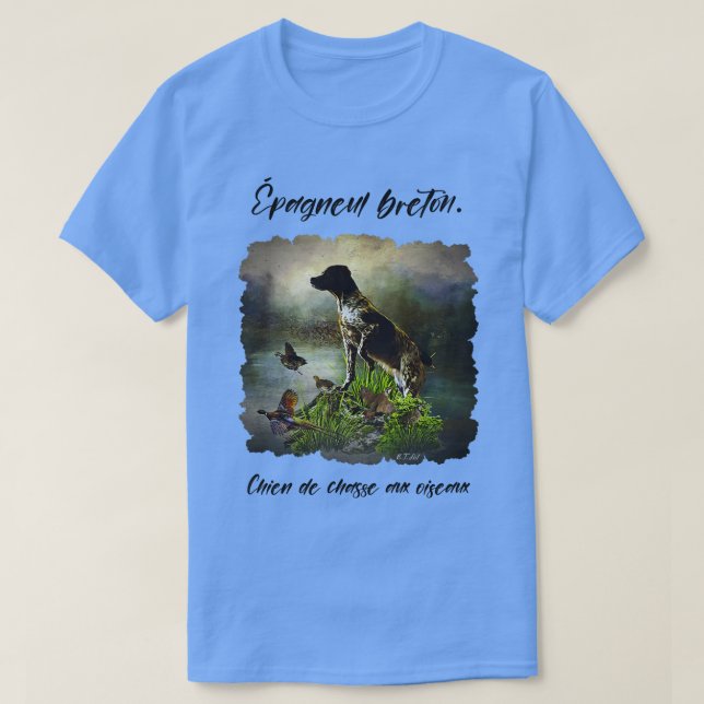 Epagneul Breton T-Shirt (Design vorne)