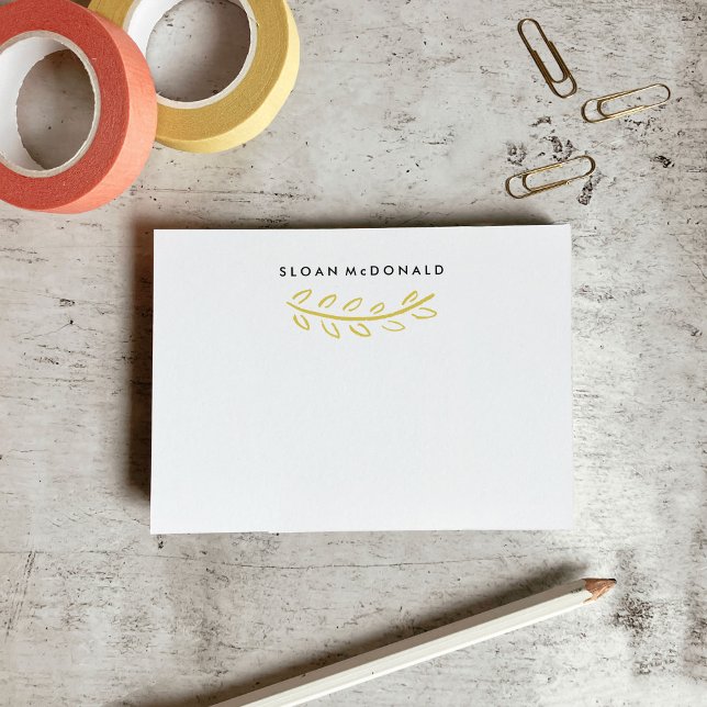 Épanoui + Notes Post-It minimales (Flourished + Minimal Post-It Notes)