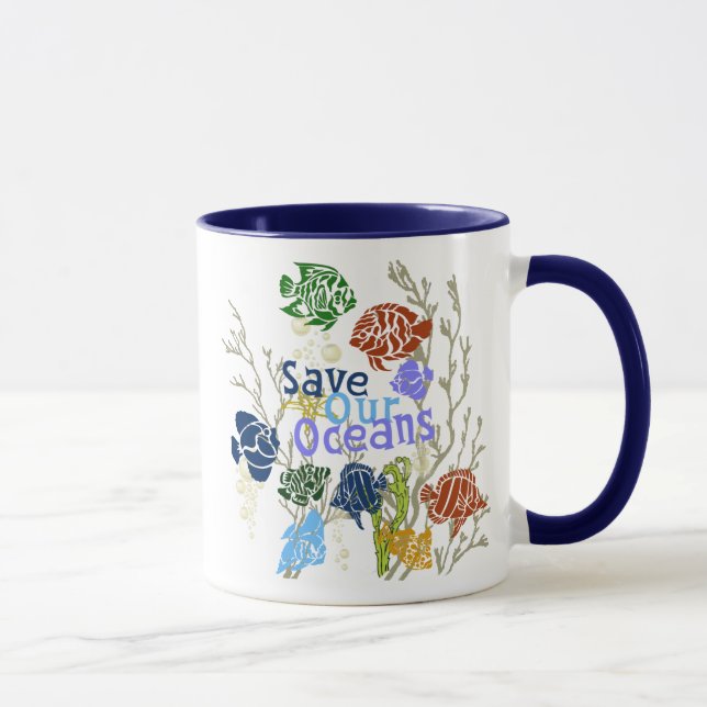 Épargnez notre tasse de café nautique de récif (Droite)