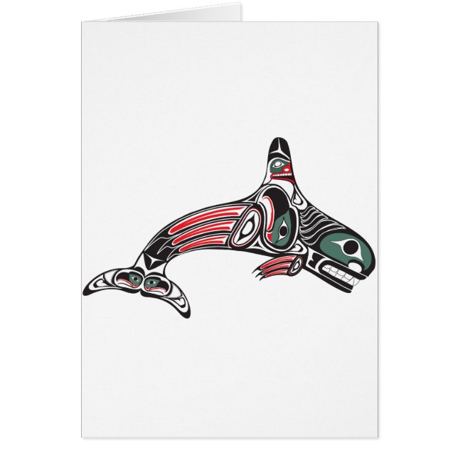 Épaulard et Eagle de Tlingit (Devant)