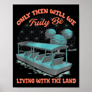 Epcot Boot Natur Wirklich Mit dem Land leben  Poster