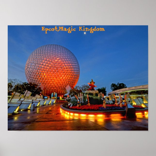 Epcot, Magic Kingdom, Florida Poster (Vorne)
