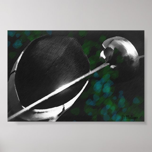 Epee and Mask Still Life POSTER (Vorne)