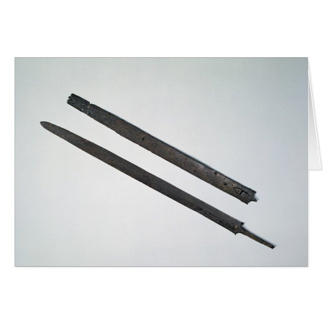 Épée et gaine, de La Tene, la Suisse (Devant horizontal)