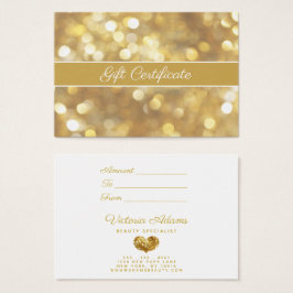Épercées d'or glamour | Certificat cadeau de salon