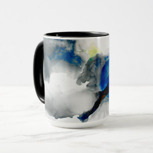 Ephemer - Blau u. Grau Tasse