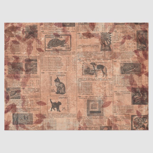 Ephemera Autumn Paper Series Design 16 Seidenpapier (Vorderseite)