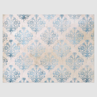 Ephemera Blue Paper Serie Design 2 Seidenpapier