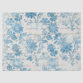 Ephemera Blue Paper Series Design 11 Seidenpapier