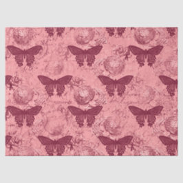 Ephemera Burgundy Paper Series Design 16 Seidenpapier