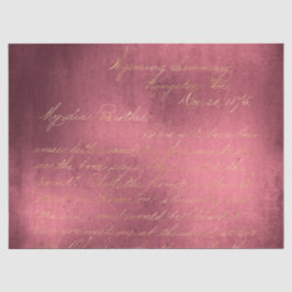 Ephemera Burgundy Paper Series Design 19 Seidenpapier