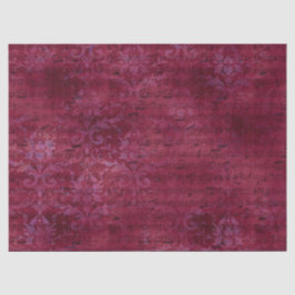 Ephemera Burgundy Paper Series Design 1 Seidenpapier