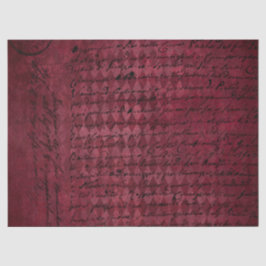 Ephemera Burgundy Paper Series Design 7 Seidenpapier
