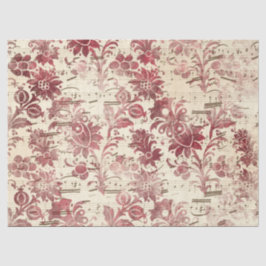 Ephemera Burgundy Paper Series Design 8 Seidenpapier