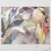 Ephemera Decoupage Vintag Fairy