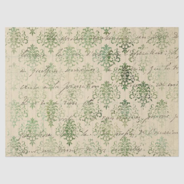 Ephemera Distressed Paper Series Design 11 Seidenpapier (Vorderseite)