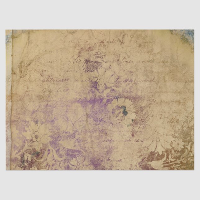 Ephemera Distressed Paper Series Design 18 Seidenpapier (Vorderseite)