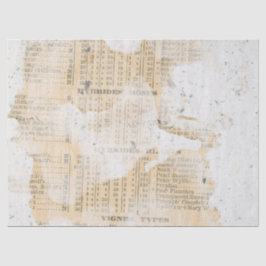 Ephemera Distressed Paper Series Design 3 Seidenpapier