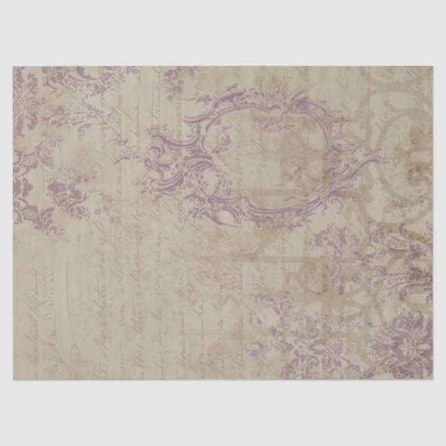 Ephemera French Paper Series Design 7 Seidenpapier (Vorderseite)