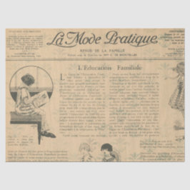 Ephemera French Paper Series Design 8 Seidenpapier