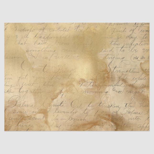 Ephemera Gold Paper Series Design 13 Seidenpapier (Vorderseite)