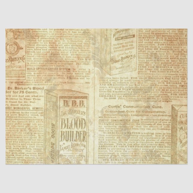 Ephemera Gold Paper Series Design 18 Seidenpapier (Vorderseite)