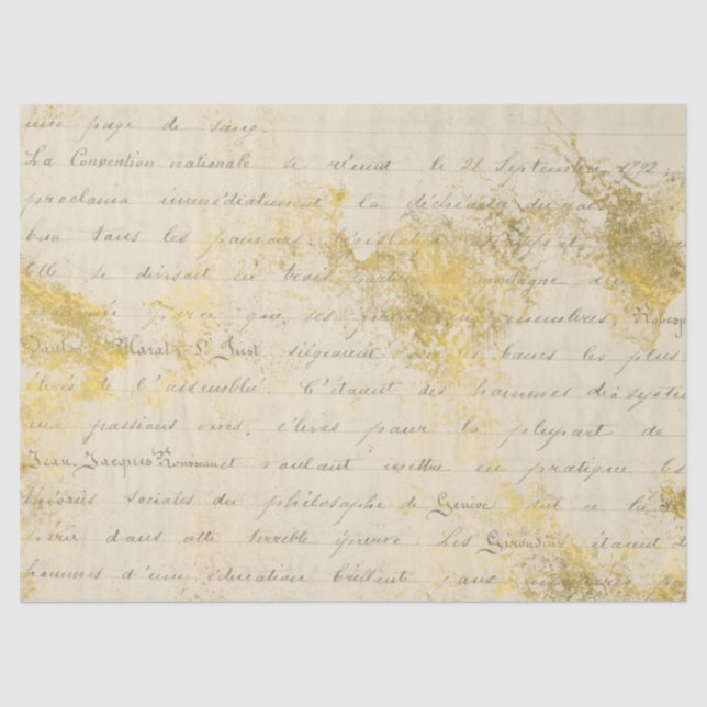 Ephemera Gold Paper Series Design 2 Seidenpapier (Vorderseite)