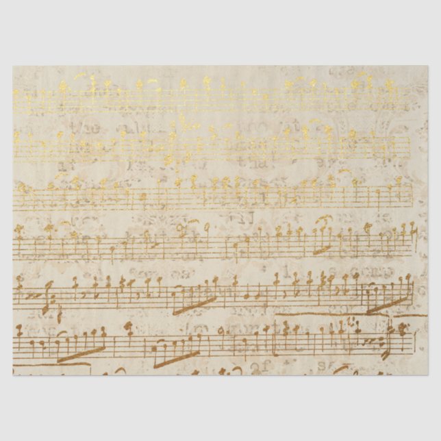 Ephemera Gold Paper Series Design 4 Seidenpapier (Vorderseite)