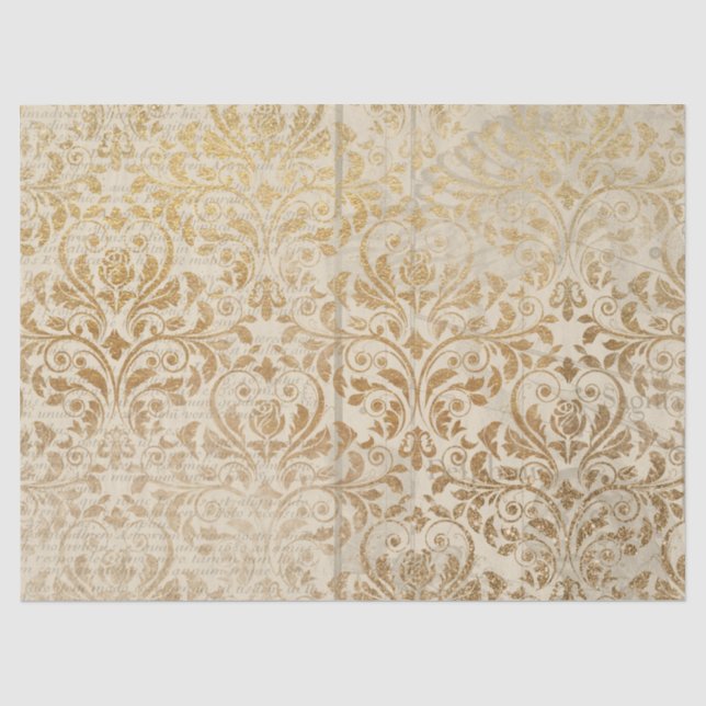 Ephemera Gold Paper Series Design 5 Seidenpapier (Vorderseite)