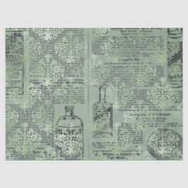 Ephemera Green Paper Series Design 4 Seidenpapier