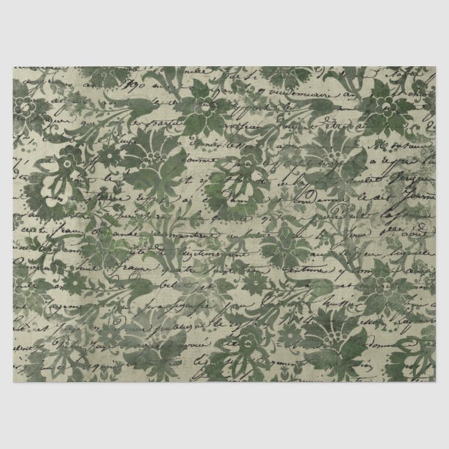 Ephemera Green Paper Series Design 6 Seidenpapier (Vorderseite)