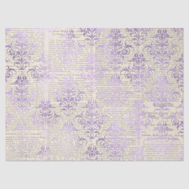 Ephemera Lavendel Paper Series Design 13 Seidenpapier (Vorderseite)