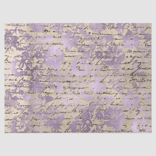 Ephemera Lavendel Paper Series Design 16 Seidenpapier (Vorderseite)