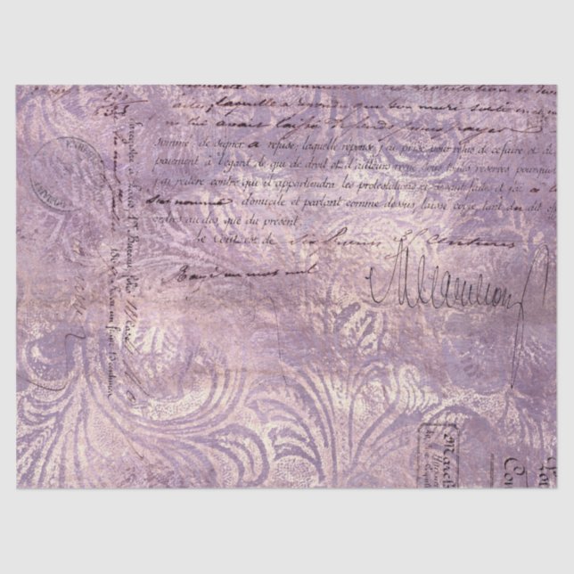 Ephemera Lavendel Paper Series Design 17 Seidenpapier (Vorderseite)