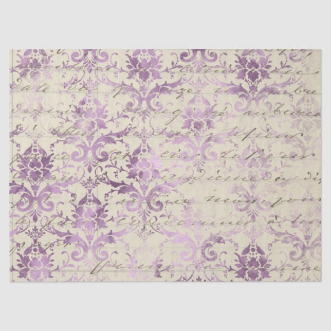Ephemera Lavendel Paper Series Design 19 Seidenpapier (Vorderseite)