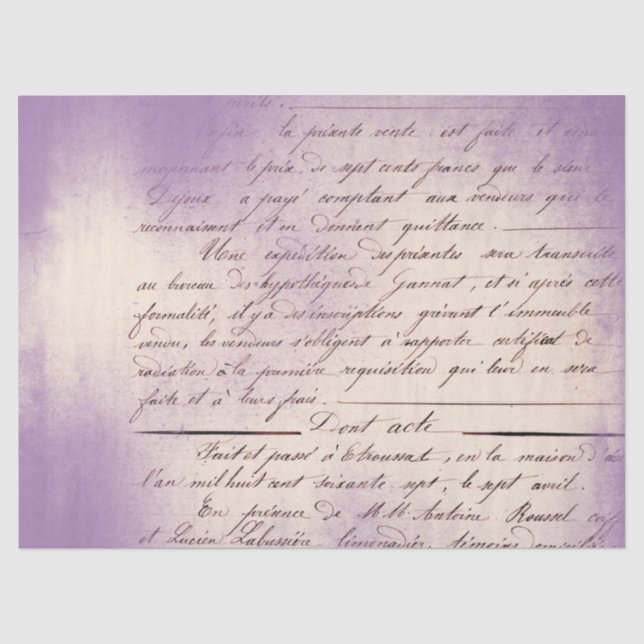 Ephemera Lavendel Paper Series Design 21 Seidenpapier (Vorderseite)