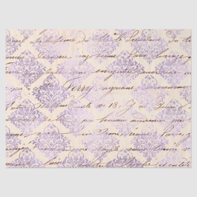 Ephemera Lavendel Paper Series Design 22 Seidenpapier (Vorderseite)