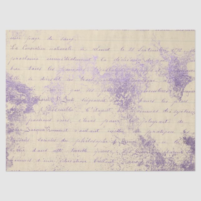 Ephemera Lavendel Paper Series Design 8 Seidenpapier (Vorderseite)