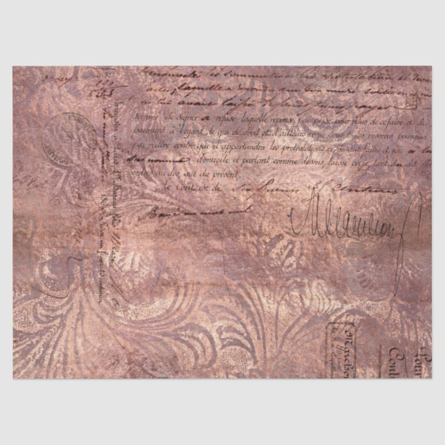 Ephemera Pink Paper Series Design 12 Seidenpapier (Vorderseite)