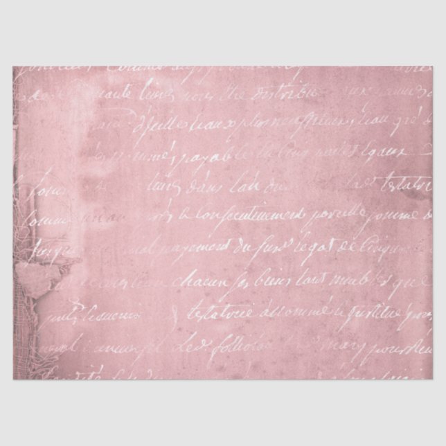 Ephemera Pink Paper Series Design 19 Seidenpapier (Vorderseite)