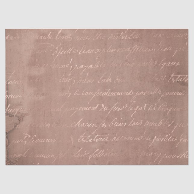 Ephemera Rose Gold Paper Series Design 16 Seidenpapier (Vorderseite)